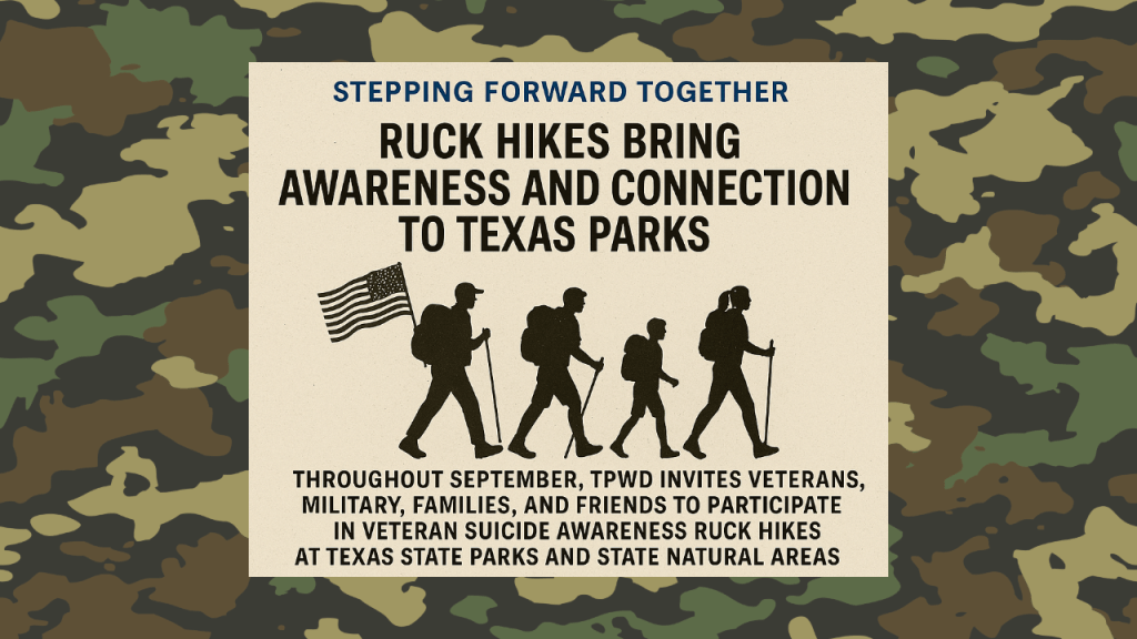 Stepping Forward Together: Ruck Hikes Bring Awareness and Connection to Texas&nbsp;Parks