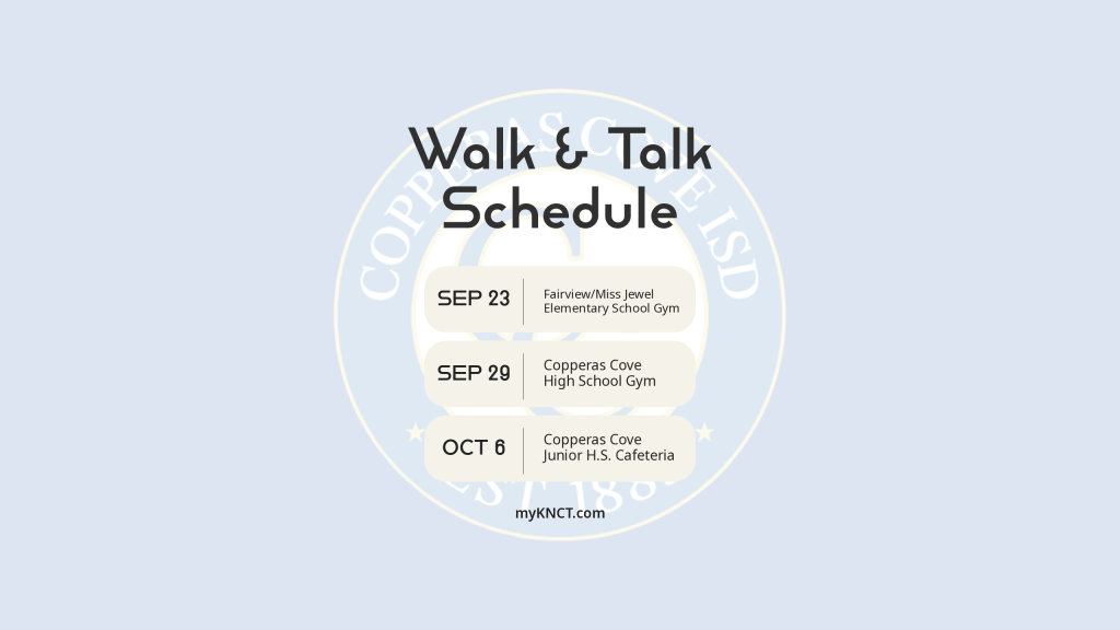 Copperas Cove ISD Invites Community to Engage in 2025 Bond Walk &&nbsp;Talks
