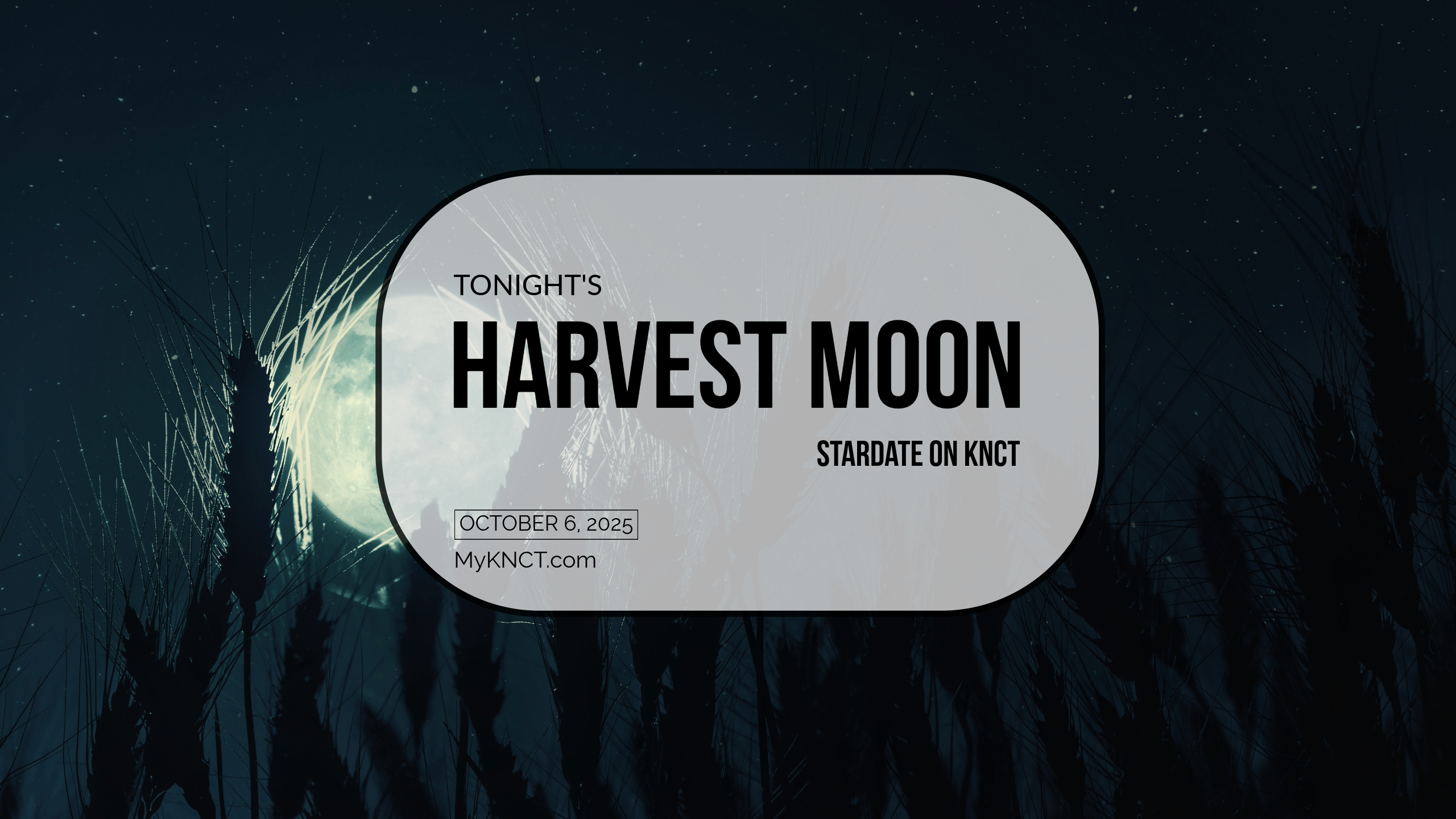 Harvest Moon Shines Bright Over Central Texas