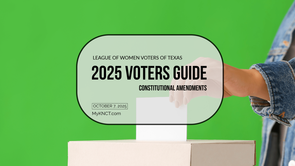 League of Women Voters of Texas Releases 2025 Voters Guide for Constitutional&nbsp;Amendments