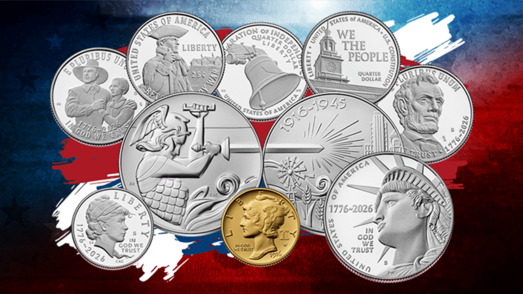 U.S. Mint Unveils New Coin Designs for America’s 250th&nbsp;Anniversary