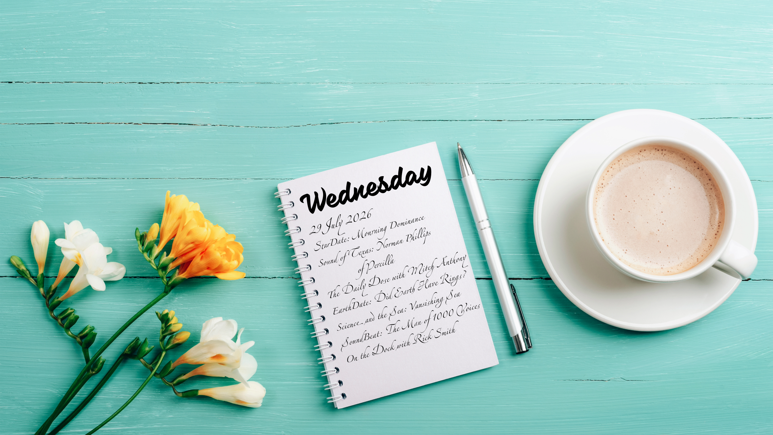 Playlist for Tuesday, 28 July 2026